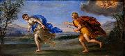 Francesco Albani Apollo and Daphne. oil painting artist